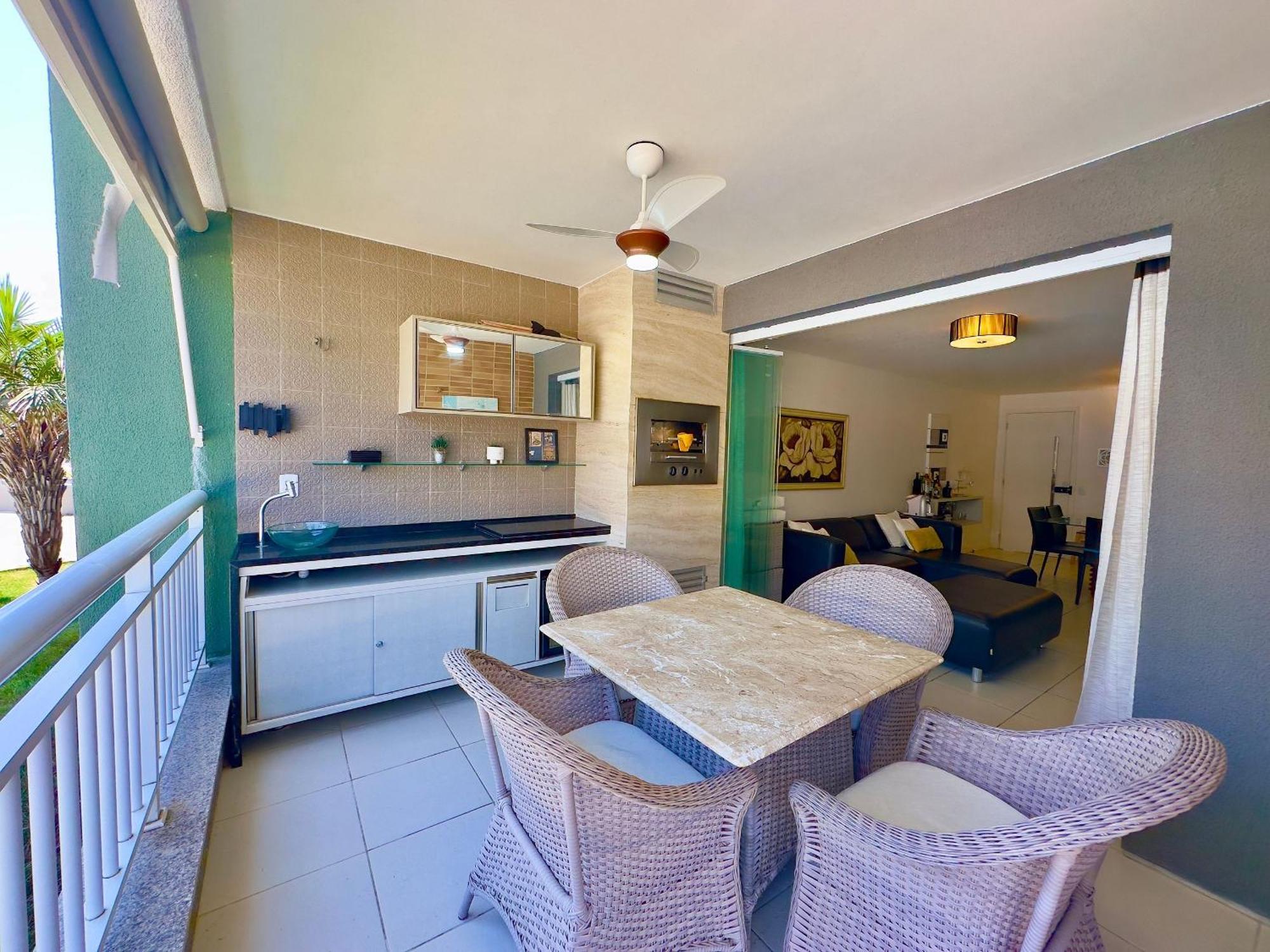 Terramaris - Aptos Vista Mar, Pe Na Areia, Vizinho Ao B Park Aquiraz Extérieur photo
