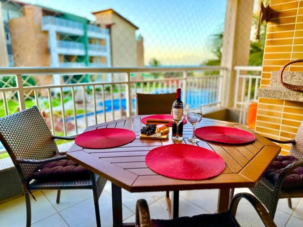 Terramaris - Aptos Vista Mar, Pe Na Areia, Vizinho Ao B Park Aquiraz Extérieur photo
